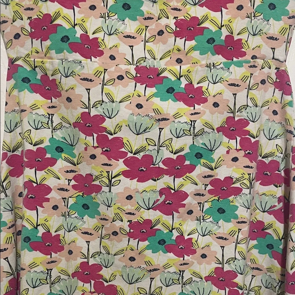 Basic Editions Floral Girls  Dress        Size M 7/8